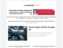 Tablet Screenshot of bookmarktravel.com